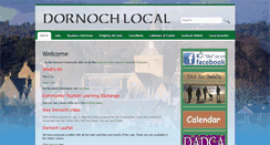 Desktop Screenshot of dornoch.org.uk